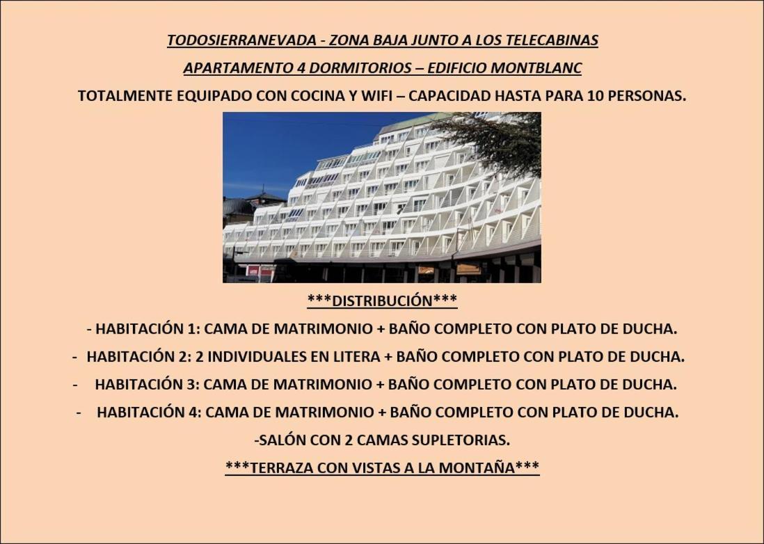 Todosierranevada Zona Baja - Apartamentos De 4 Dormitorios - Junto A Los Telecabinas Sierra Nevada Room photo